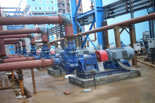 slurry pump in lead zinc mine